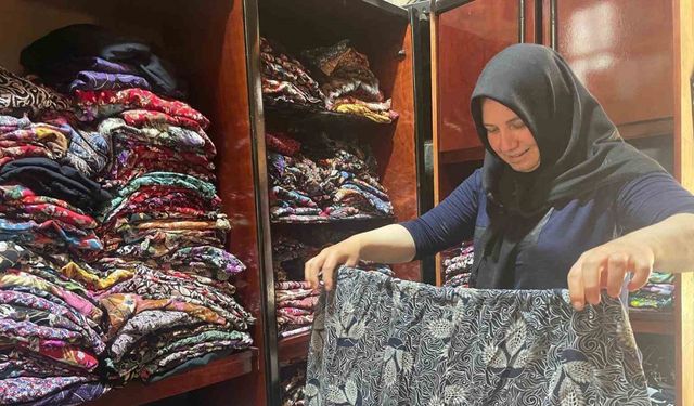 Gelin geldiği Osmanlı köyünün şalvarcısı oldu