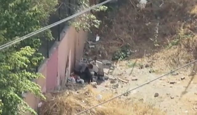 Esenyurt'ta okul önünde uyuşturucu kullandılar