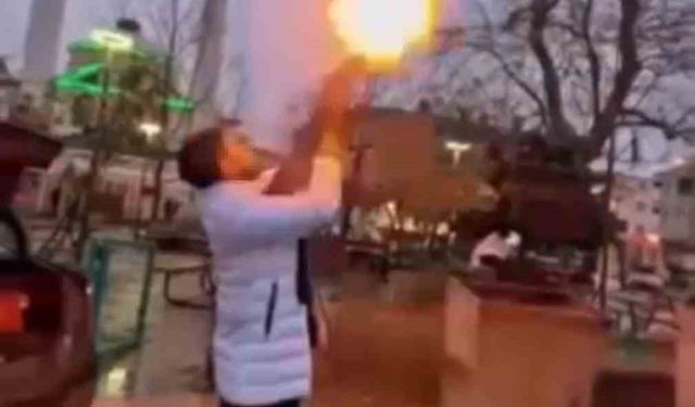 Bursa'da cadde ortasında pompalıyla ateş açtı