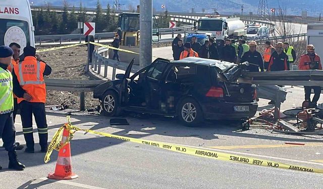 Karaman'da feci kaza: Anne ve baba öldü, çocuk yaralandı