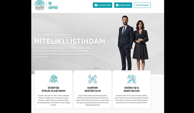 Nilüfer'de iş arayanlar ve işverenler dijital platformda buluşuyor