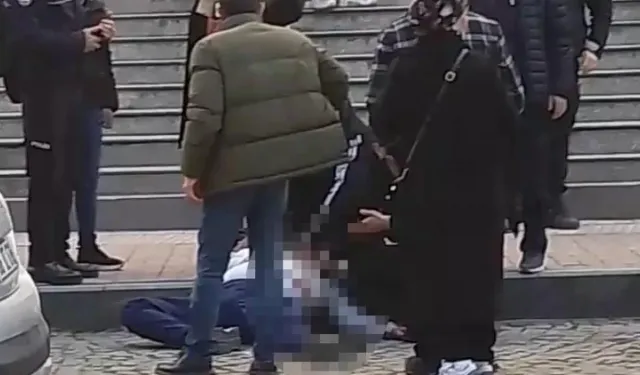 Cinsel istismarla suçladığı şahsı adliye önünde öldürdü