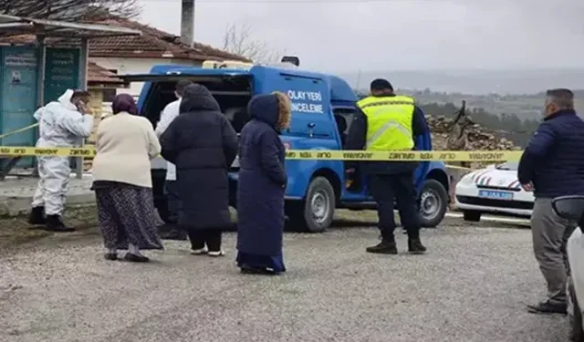 Harmancık'ta dehşet veren cinayet!!