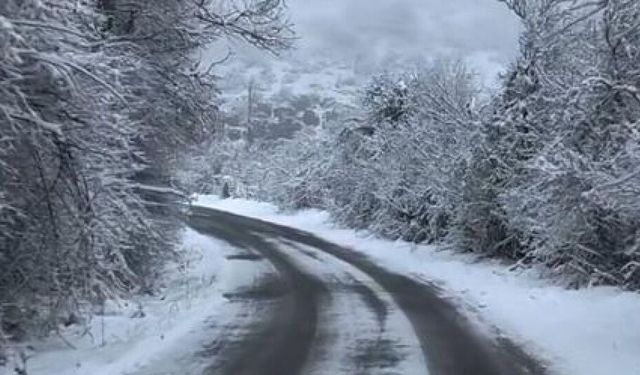 Nisan ayında kar sürprizi