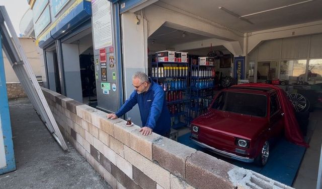 Bursa'da dükkanın önüne duvar ördü, kiracısı isyan etti