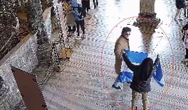 Ayasofya Camii'nde provakasyon