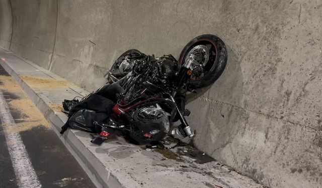 Doğancı Tüneli'nde feci motosiklet kazası: Baba öldü, oğlu ağır yaralandı