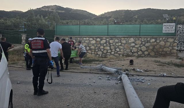 Mudanya'da kazaya yardıma koştu, elektrik akımına kapılıp canından oldu