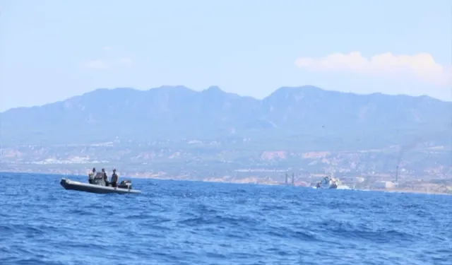 Girne açıklarında batan geminin yeri tespit edildi