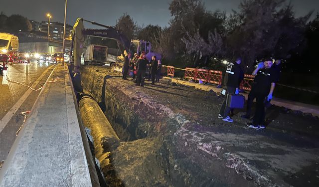 Bayrampaşa'da İSKİ çalışmasında göçük: 1 işçi öldü