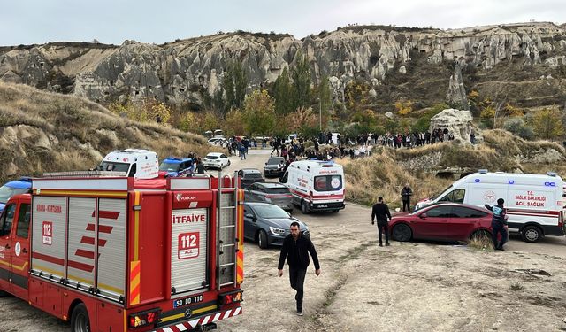 Kapadokya'daki faciada ölü sayısı 3'e yaralı sayısı 5'e yükseldi