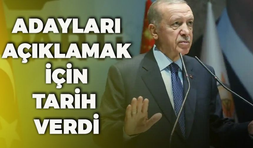Erdoğan Belediye Başkan Adaylarının Açıklanacağı Tarihi Verdi
