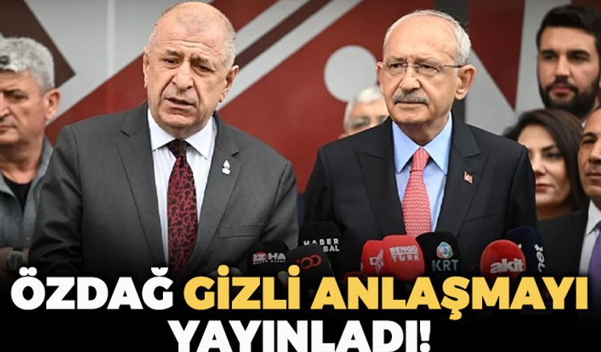Ümit Özdağ, Kemal Kılıçdaroğlu İle Yapılan Gizli Protokolü Yayınladı