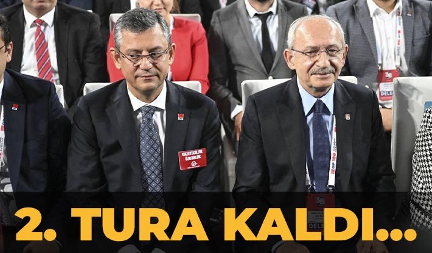 CHP'de Seçim İkinci Tura Kaldı