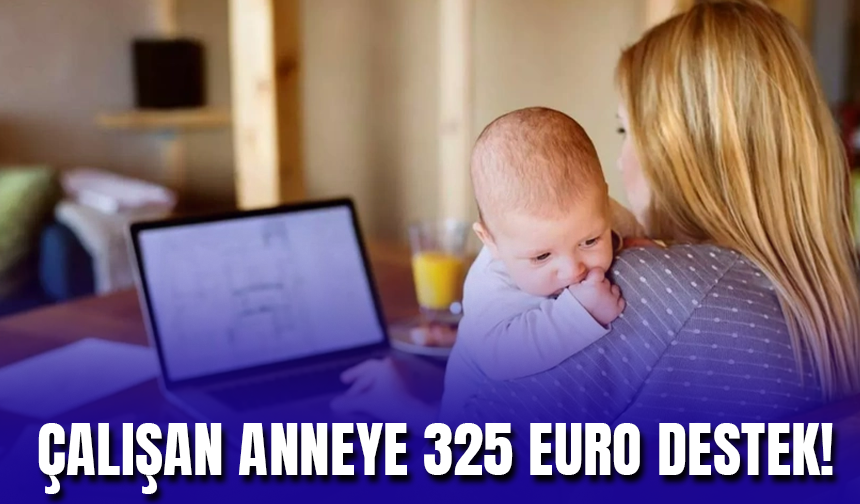 Çalışan Anneye 325 Euro Destek Sağlanacak!