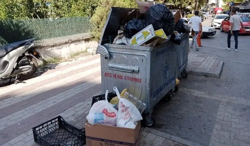 Güzelyalı’da toplanmayan çöpler tepki topluyor