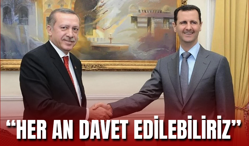 Erdoğan’dan Esad ile Görüşme Mesajı!