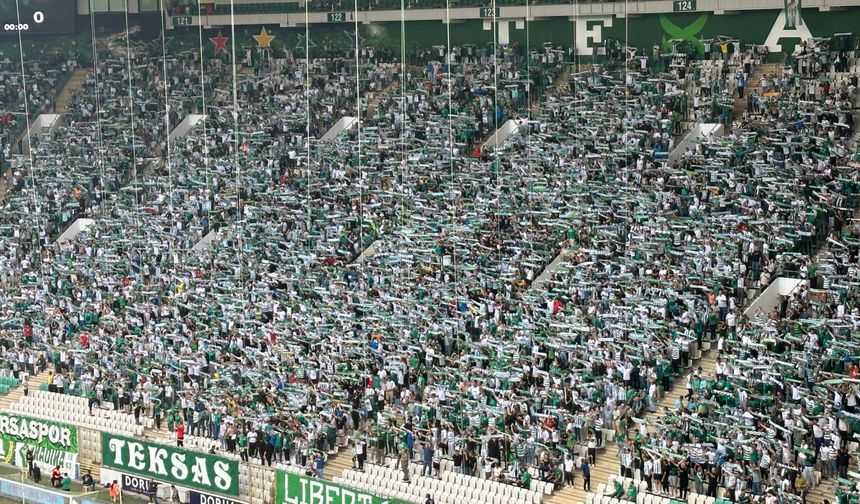 Bursaspor rekora ulaştığı maçta ilk kez puan kaybetti