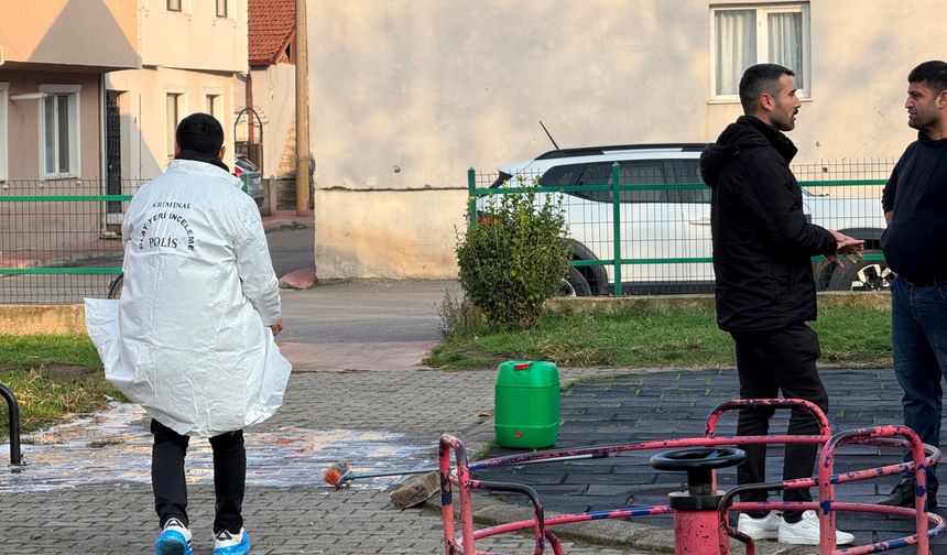 Çocuk parkında başından vurulmuş halde ölü bulundu