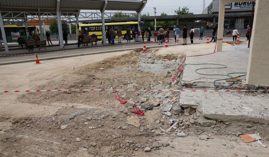 Bursa Terminali’nde altyapı çalışmaları hızlandı