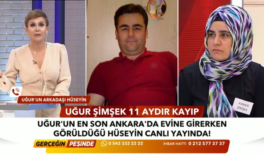 2 kardeşi öldüren adam, kayıp Uğur Şimşek için TV programına çıkmış