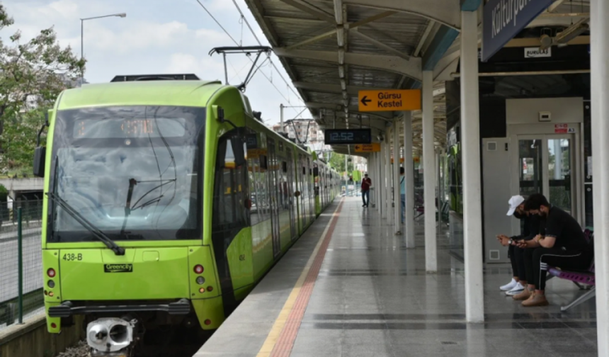 Bursa'daki 15 metro istasyonu 2 gün kapalı