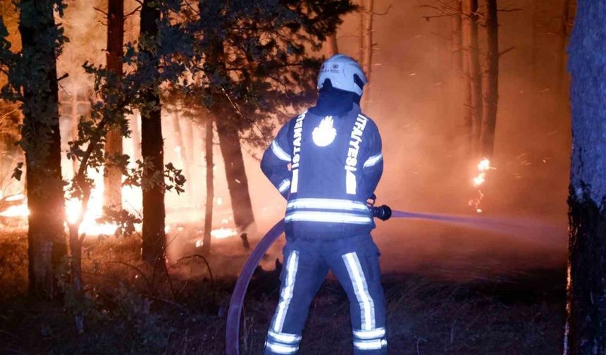 Edirne’de orman yangını: Köyler tahliye ediliyor