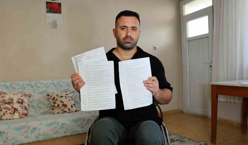 İş kazası sonucu felç kaldı, 15 milyonluk tazminatını 6 yıldır alamadı