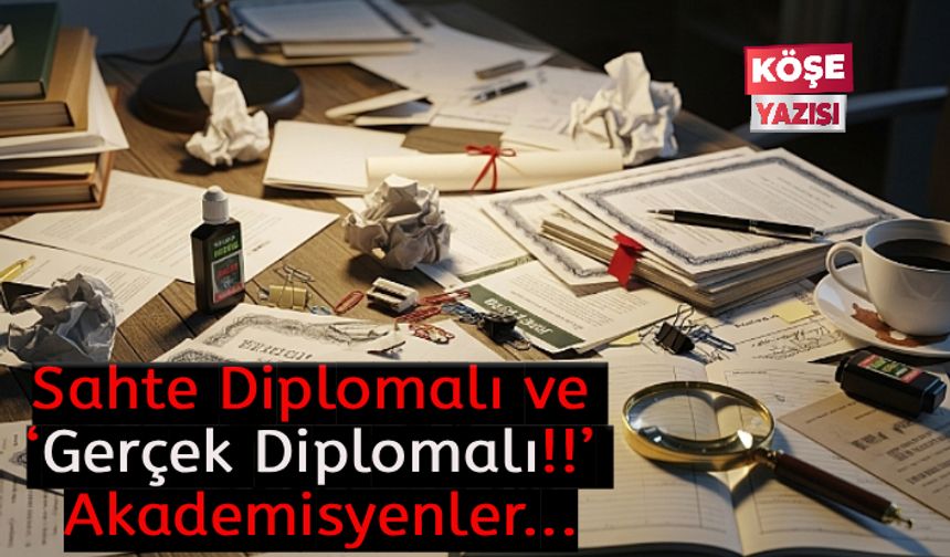 Sahte Diplomalı ve ‘Gerçek Diplomalı!!’ Akademisyenler