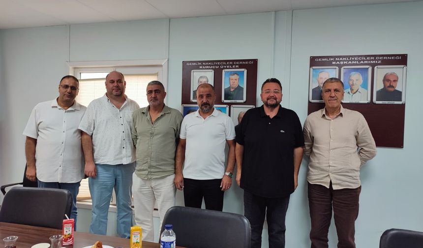 Gemlik Nakliyeciler Derneği'nde Alper Aslan Dönemi