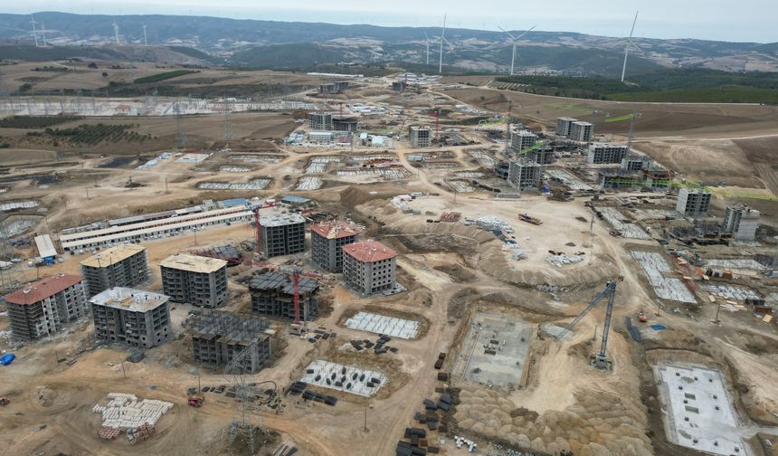 Karakoca TOKİ projesi hızla yükseliyor
