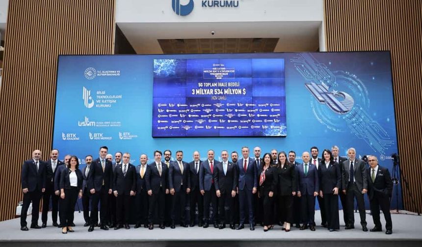 5G ihalesi sonuçlandı: En çok paketi Turkcell kazandı