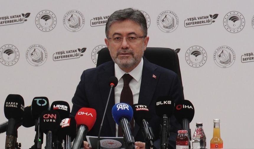 1 yılda 550 milyon fidan ve tohum toprakla buluşacak