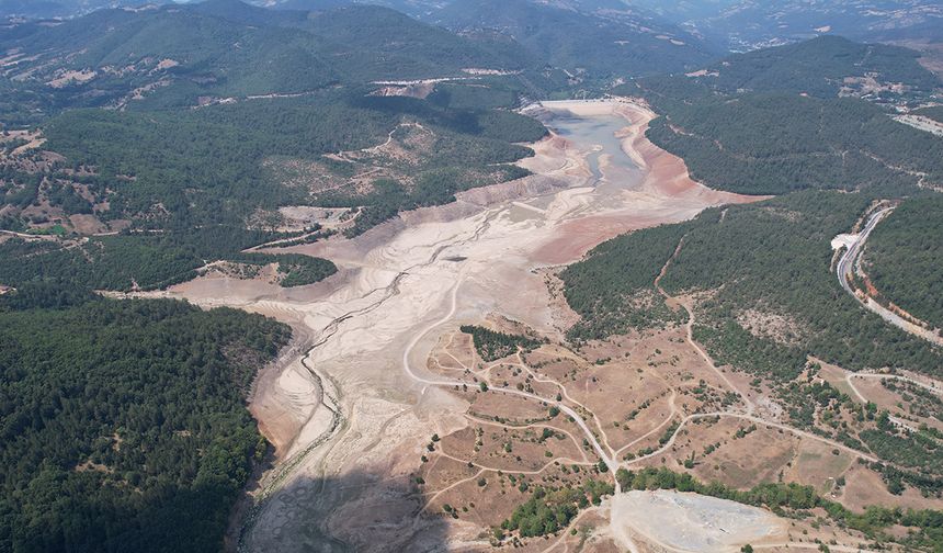Bursa'da baraj doluluk oranı yüzde 1'in altına indi