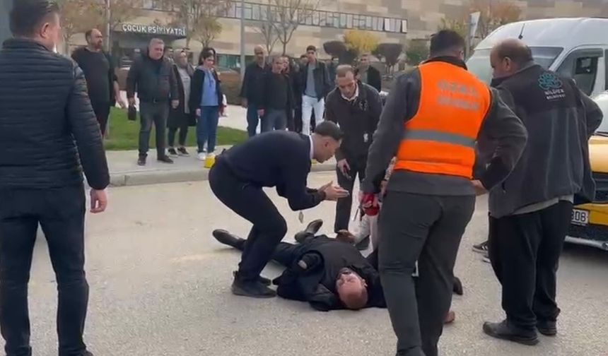 Bursa Şehir Hastanesi önünde feci kaza