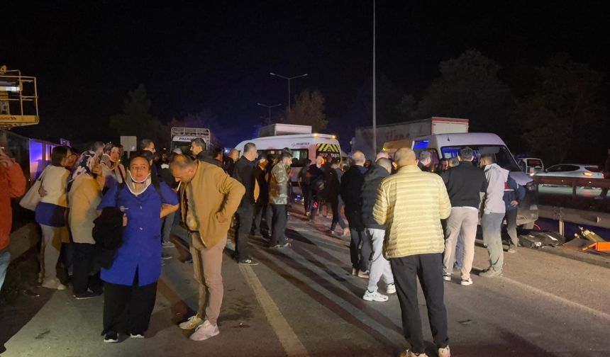 Bursa’da zincirleme kaza: 1 ölü, çok sayıda yaralı