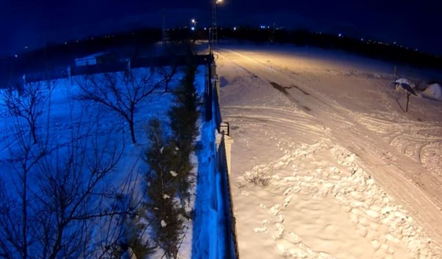 Meteor Malatya'da böyle düştü