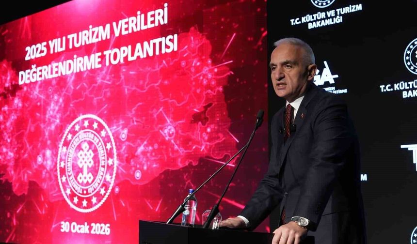 Bakan Ersoy: ''2025 turizm geliri 65,2 milyar dolar''