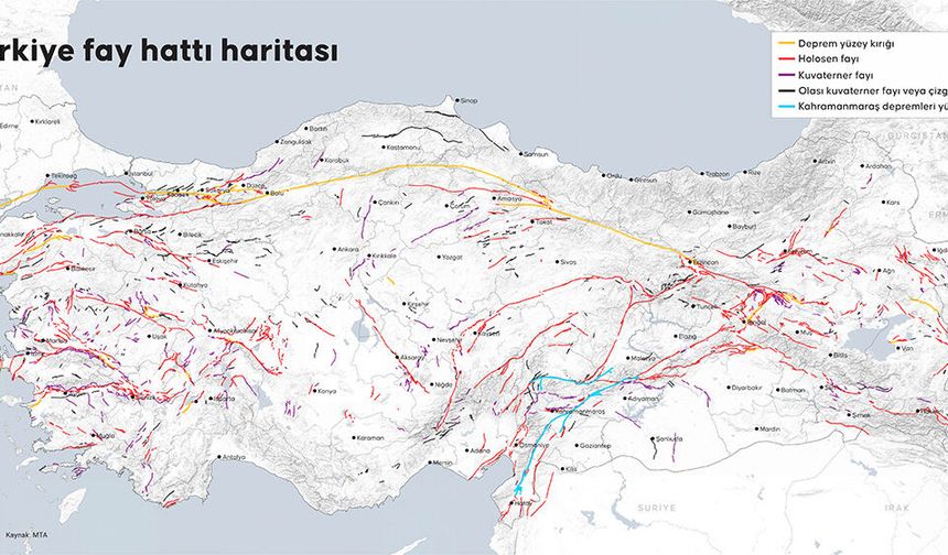 Türkiye'nin deprem haritası güncelleniyor: 600 aktif fay kapıda