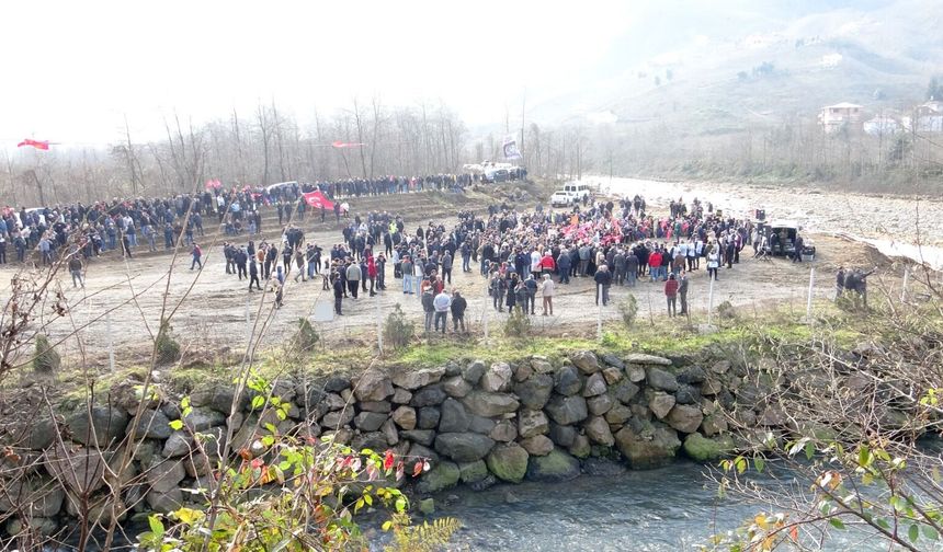 Gelevera Deresi'ne yapılması planlanan çöp depolama alanına tepki