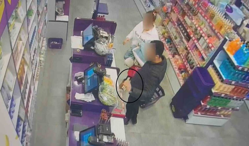 Hatay'da bir aile, Gratis'ten 1 milyon 200 bin TL'lik ürün çaldı