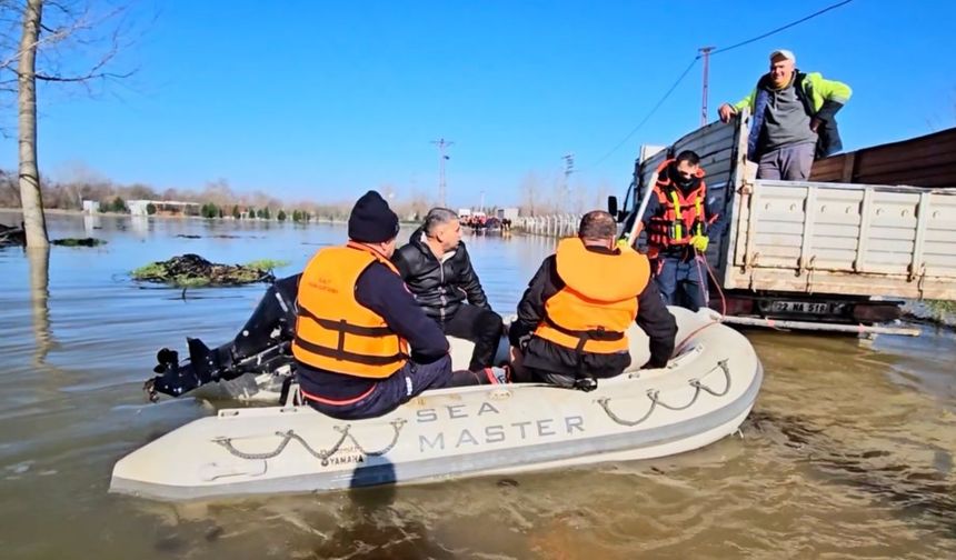 Meriç Nehri çevresinde can pazarı: Vatandaşlar tahliye ediliyor