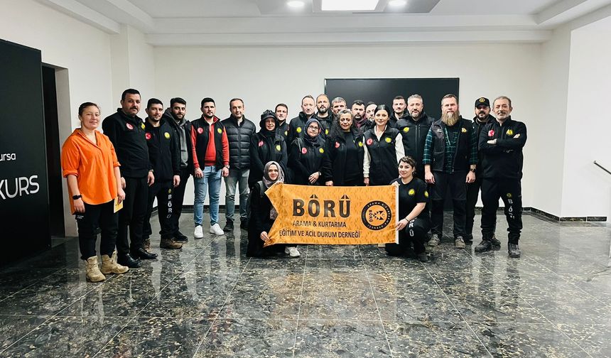 BÖRÜ Arama Kurtarma Afetlere Hazır, Topluma Duyarlı