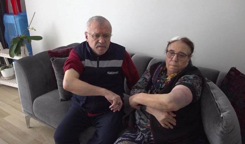 Esenyurt'ta komşusu, yaşlı çifti sopayla darp etti