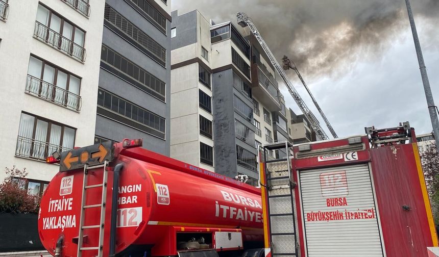 Bursa'da yangında can pazarı: Alevler arasından böyle kurtardılar