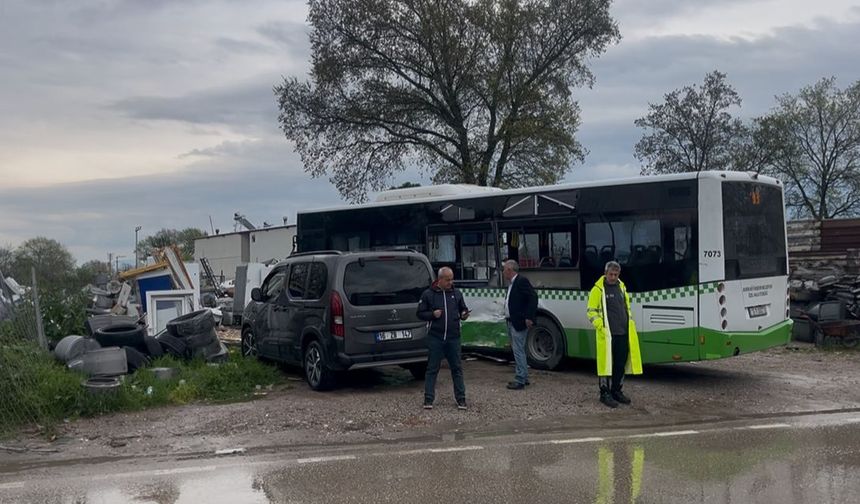 Bursa'da korkutan kaza