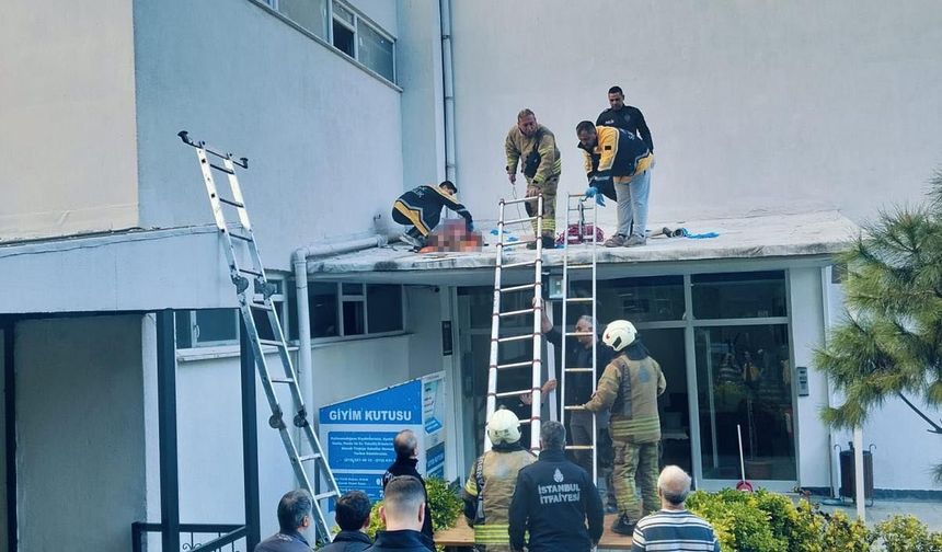 4 el silah sesi duyuldu, kadın kendini 6. kattan aşağı attı