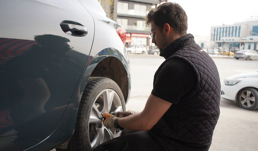 Kış lastiği zorunluluğu bitti, değişim mesaisi başladı