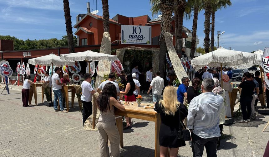 Fethiye'de meyhane açılışını duayla yaptılar