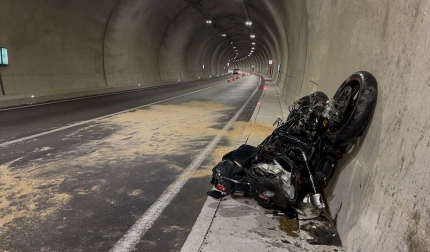 Doğancı Tüneli'nde feci motosiklet kazası: Baba öldü, oğlu ağır yaralandı